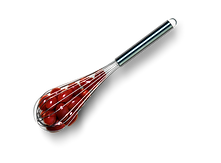 Whisk with Tomatoes