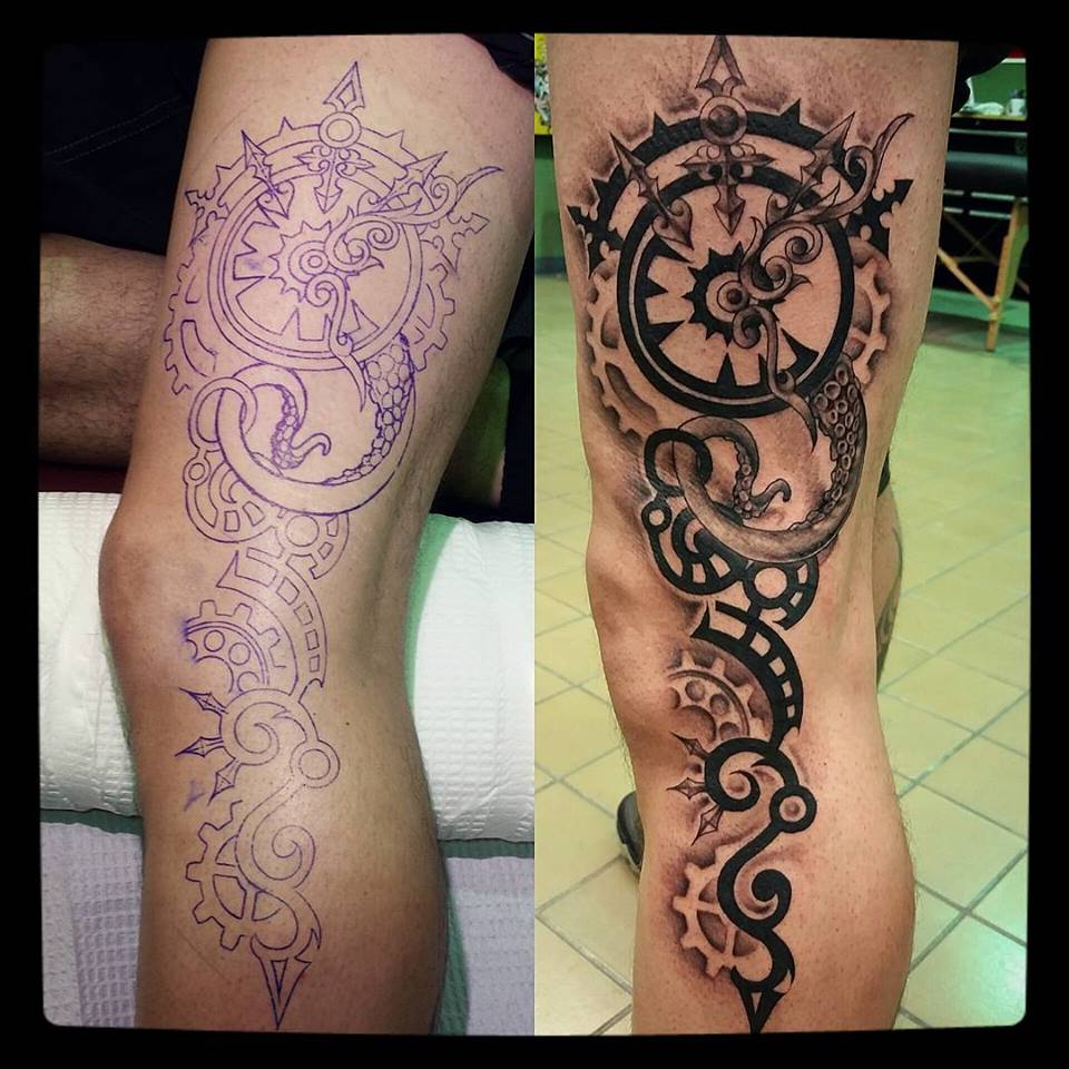 steampunk leg
