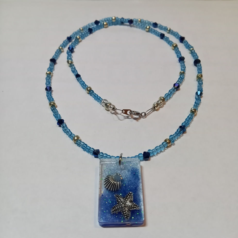 Starfish and Shell Necklace