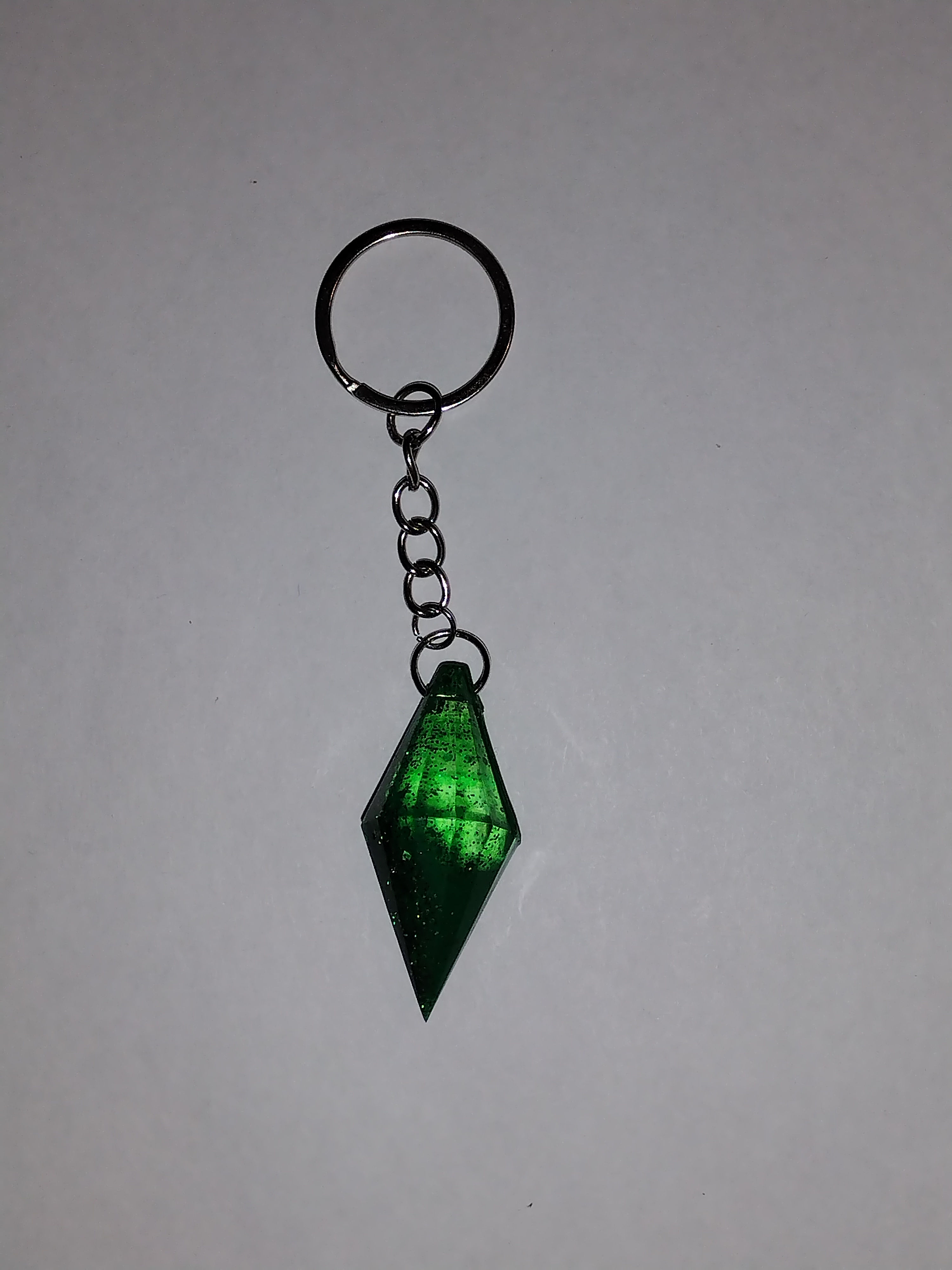 Plumbob Crystal Keychain