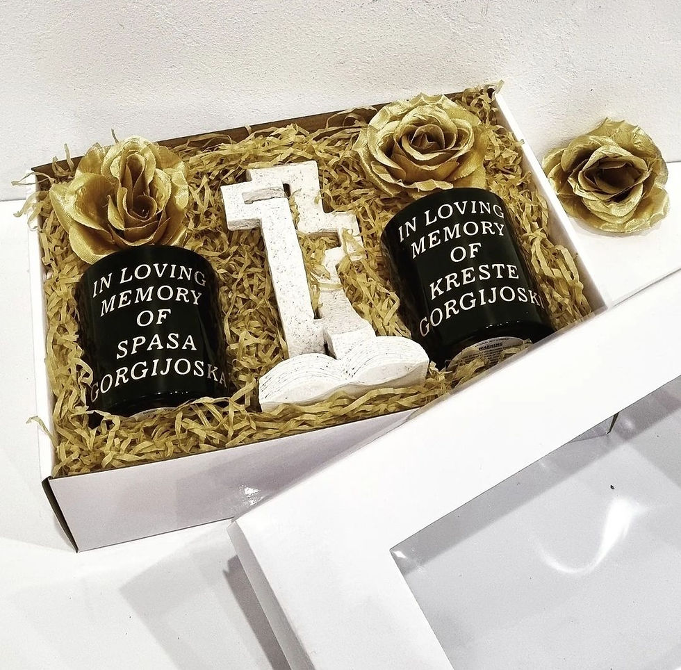 Thumbnail: Duo Condolence Pack with ceramic cross