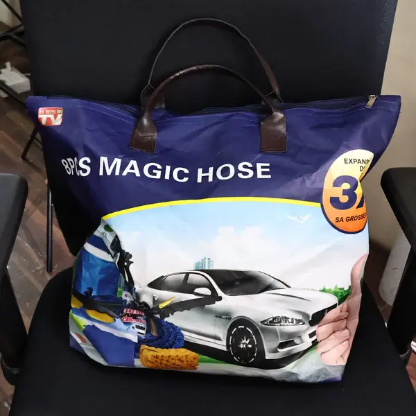 Thumbnail: Premium 9-in-1 Car Washing & Cleaning Kit with Hose & Bucket