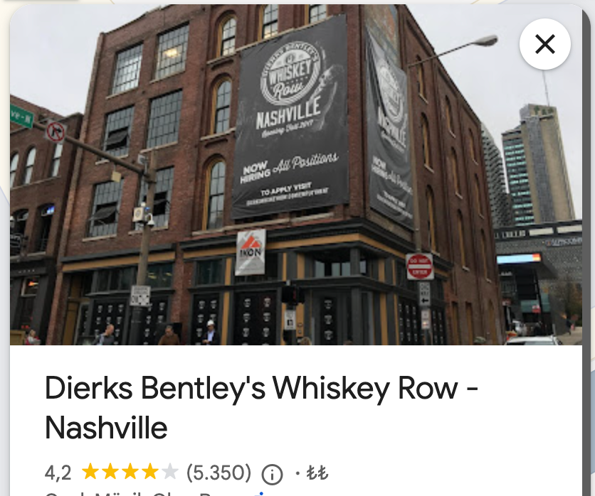 Dierks Bentley's Whiskey Row
