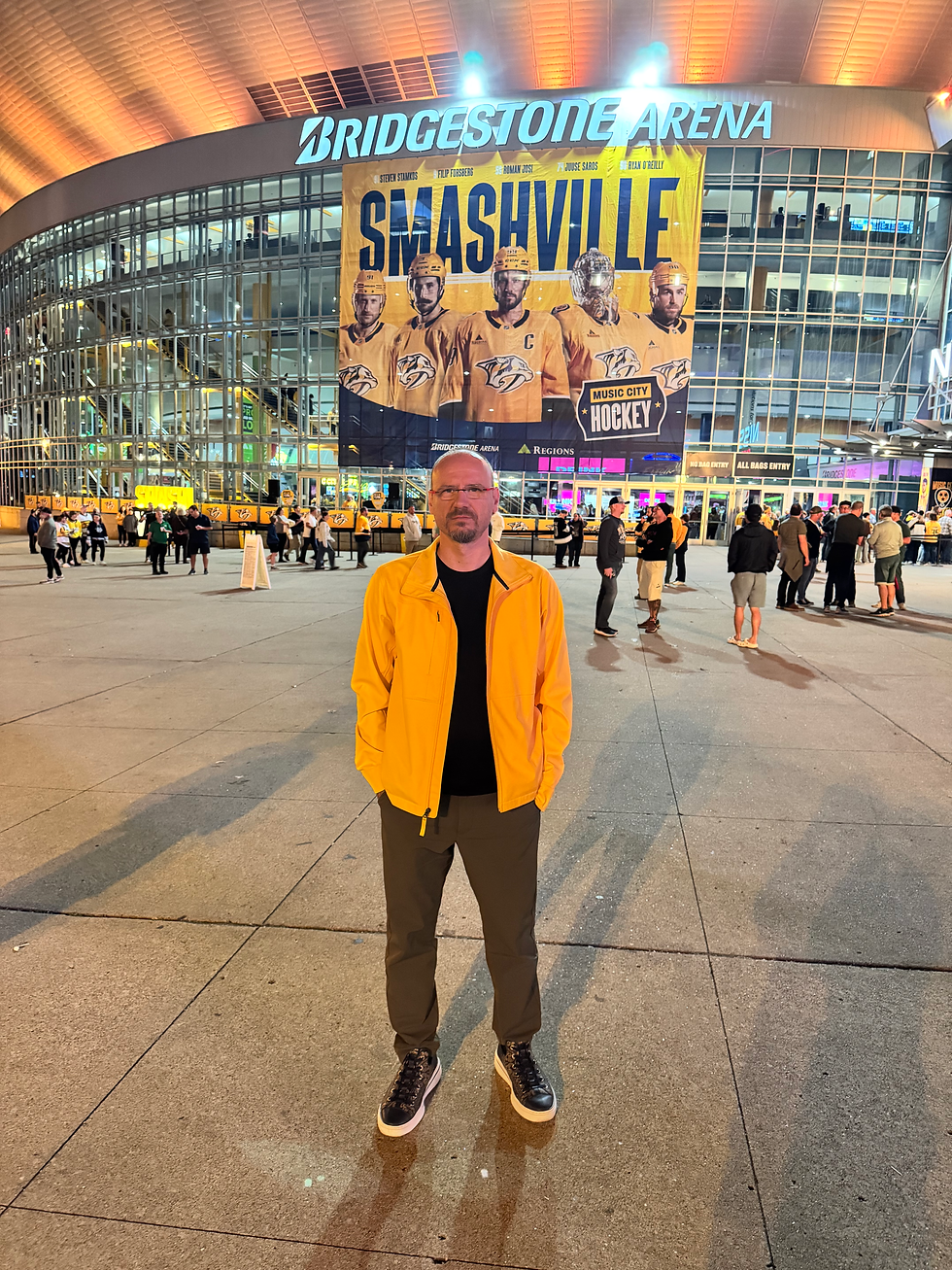 Bridgestone Arena'da maçı beklerken