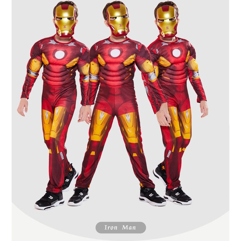 Thumbnail: Superhero Avengers Costume Captain America Ironman Spiderman