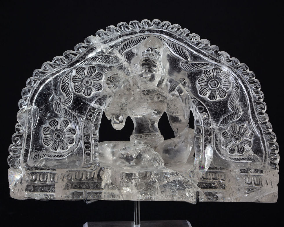 Miniature : Tara en cristal de roche - Himalaya