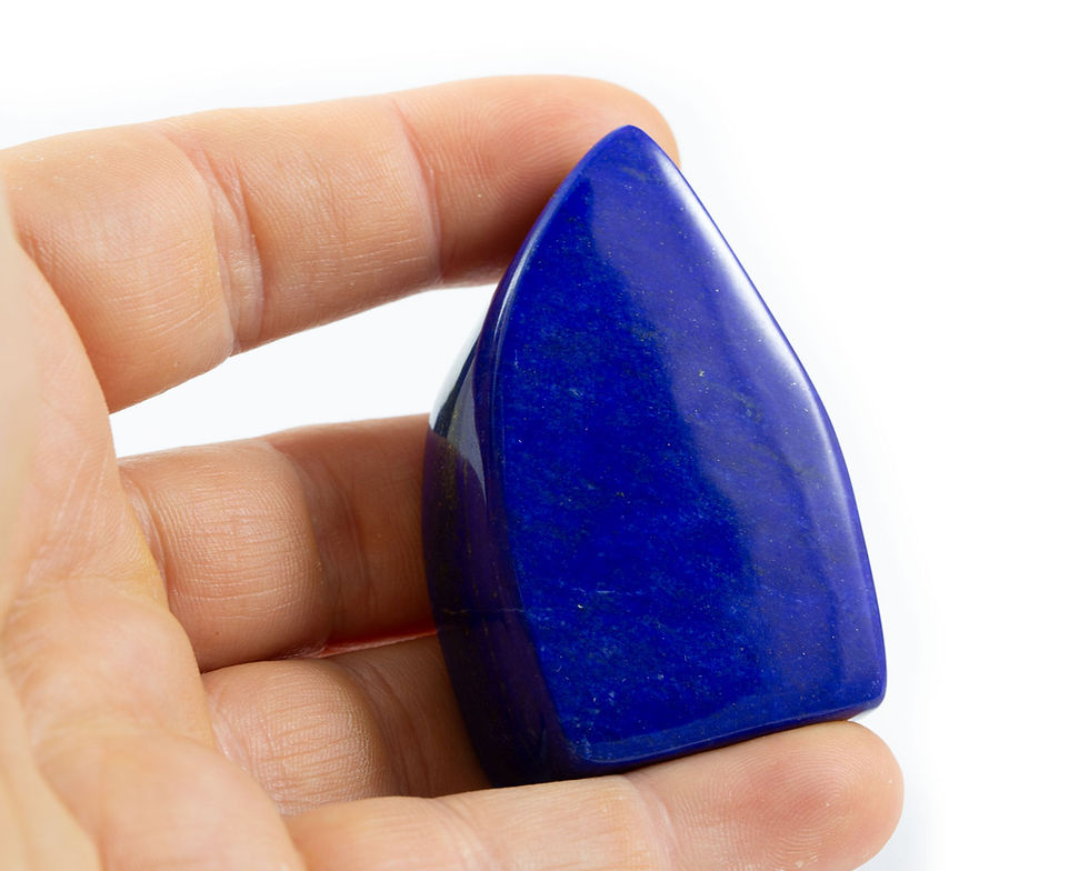 Lapis-lazuli - pierre polie