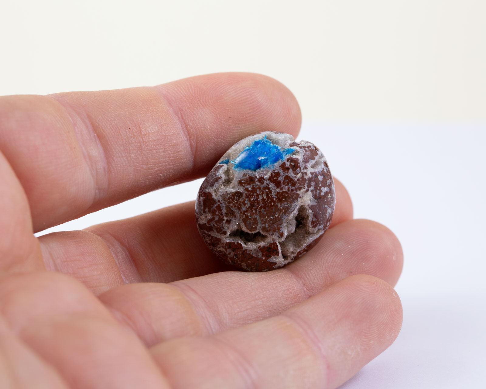 Pierre Cavansite bleue