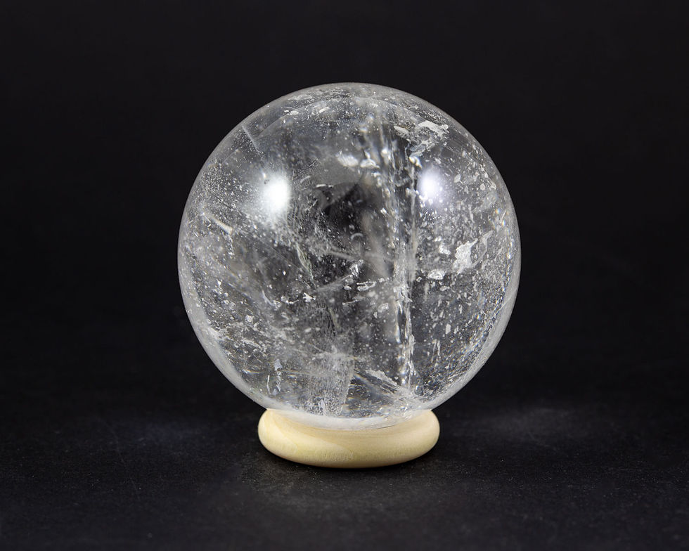 Sphère de cristal de roche