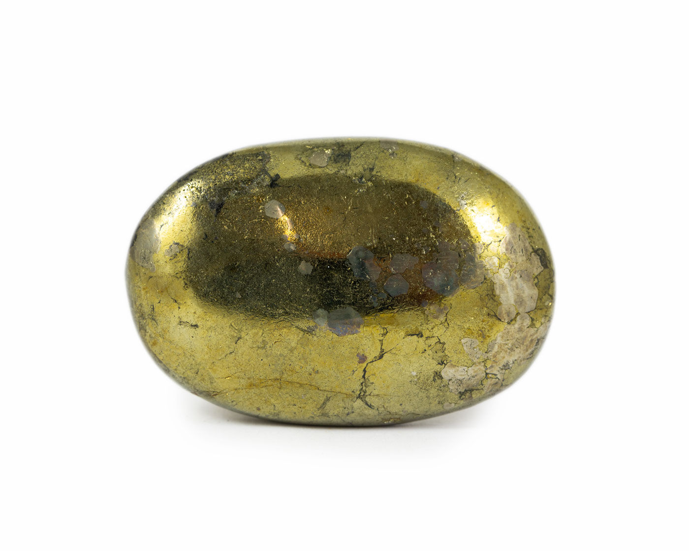 Galet de Chalcopyrite - Provenance : Pérou
