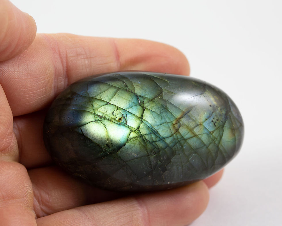 Galet de labradorite