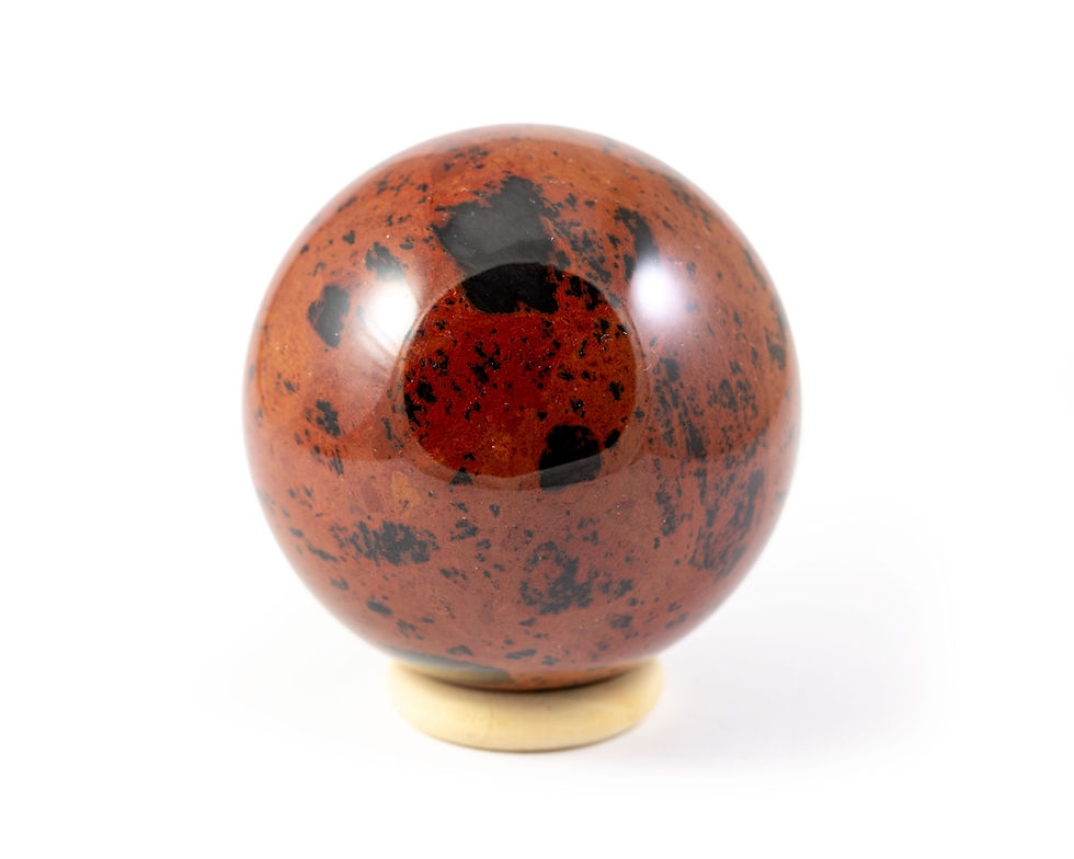 Sphère Obsidienne Acajou - 6cm