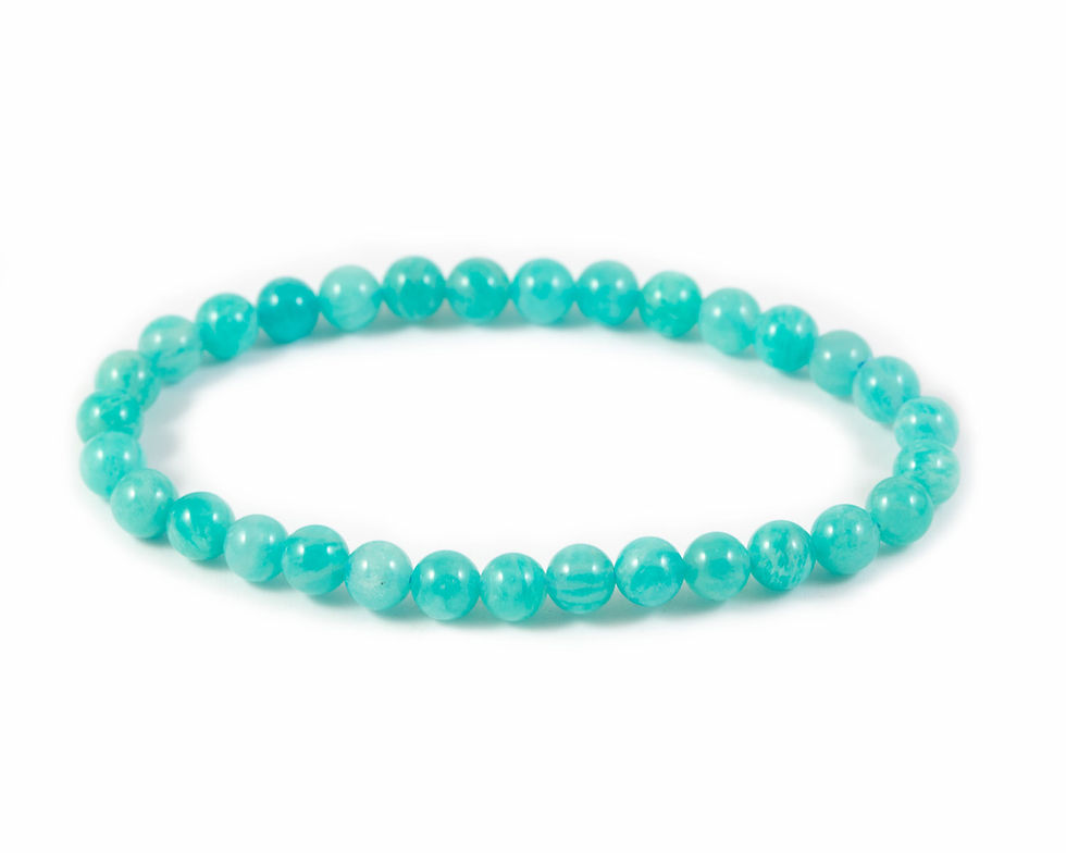 Bracelet Amazonite 6mm extra - Pérou