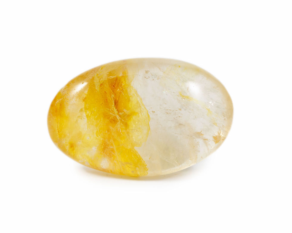 Quartz hématoïde en galet