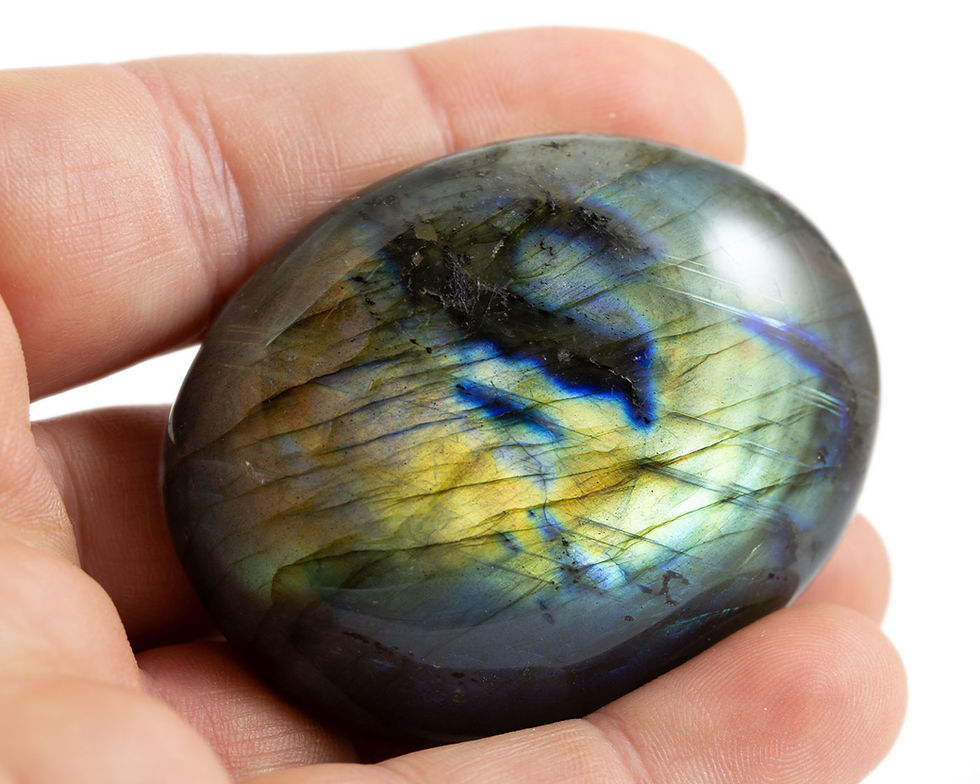 Galet de labradorite