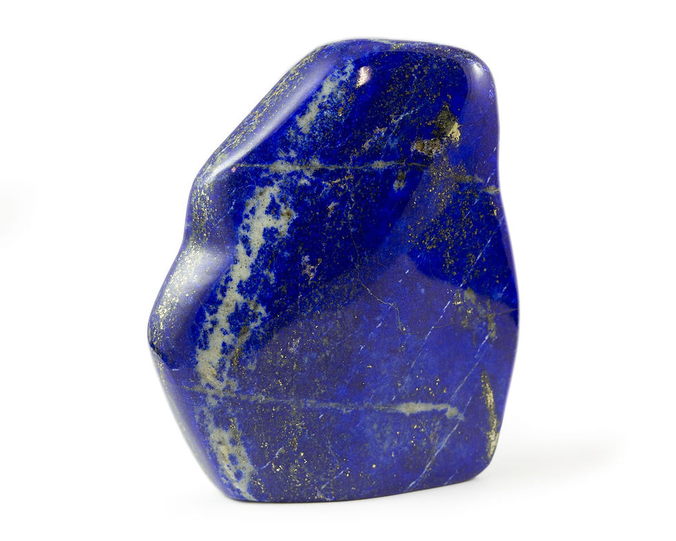 Bloc de Lapis-lazuli poli