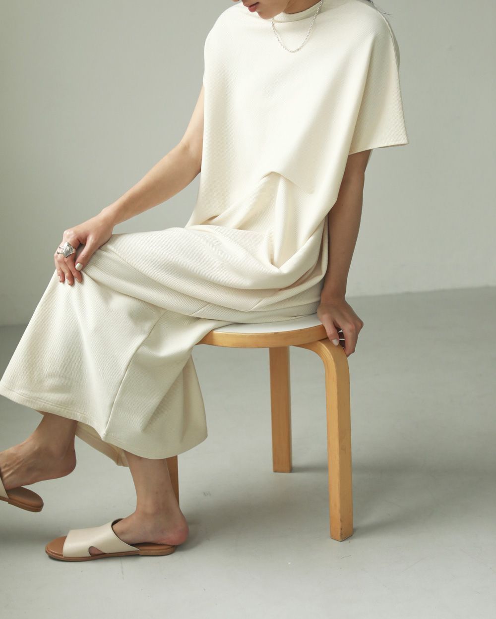 TODAYFUL / Asymmetry Rough Dress