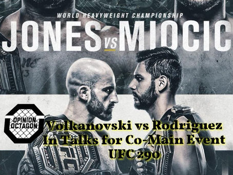 Potential UFC 290 Lineup for International Fight Week!