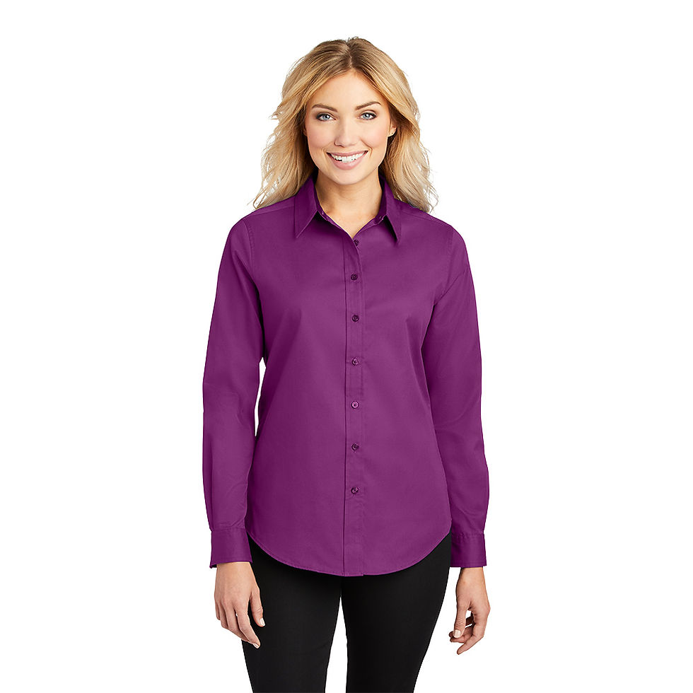 Miniatura: L608 Port Authority® Ladies Long Sleeve Easy Care Shirt