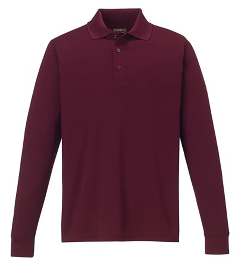 Miniatura: 88192Prime Plus Core 365 Men's Pinnacle Performance Long-Sleeve Piqué Polo