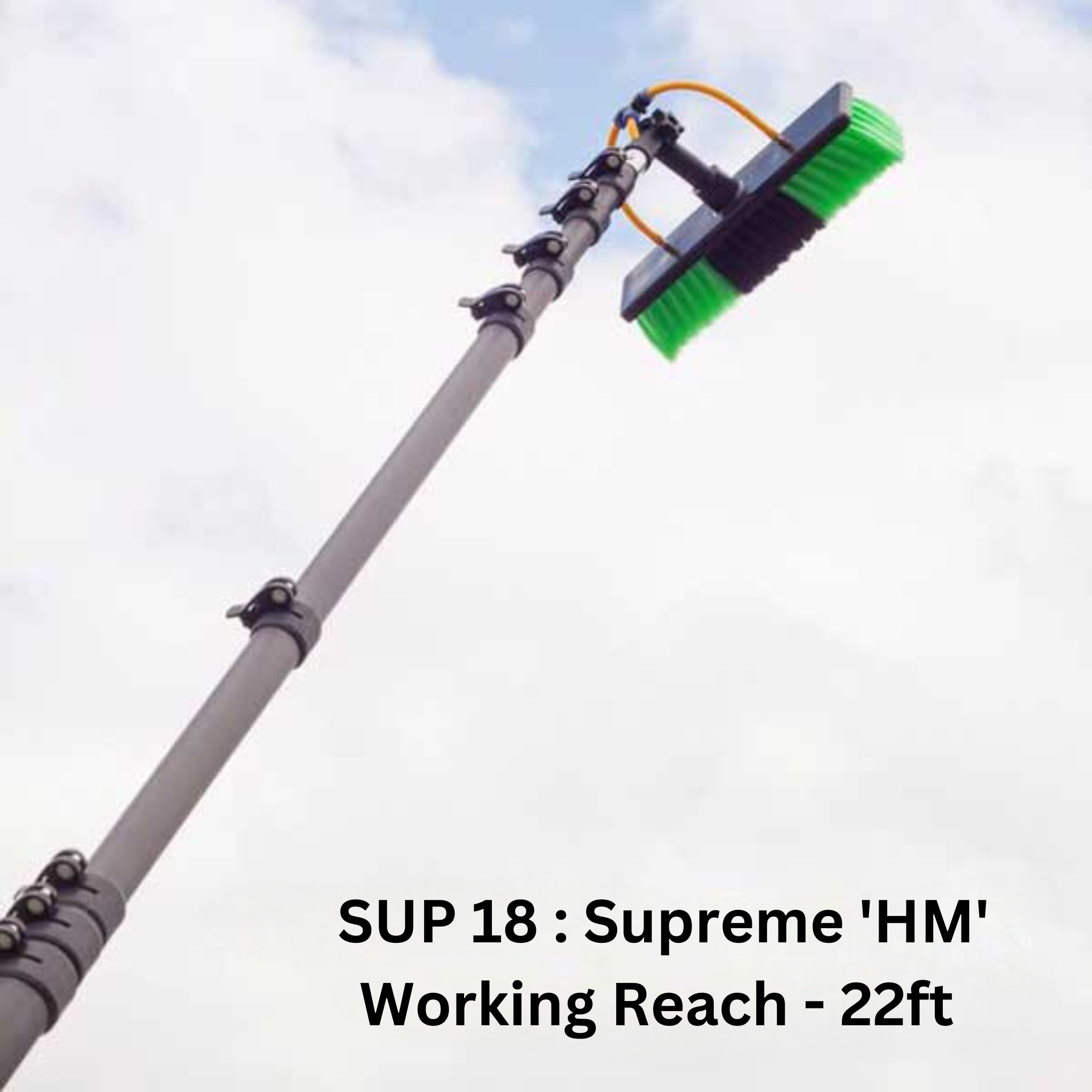 Supreme - ‘HM’: 18ft 100% Carbon Water Fed Pole