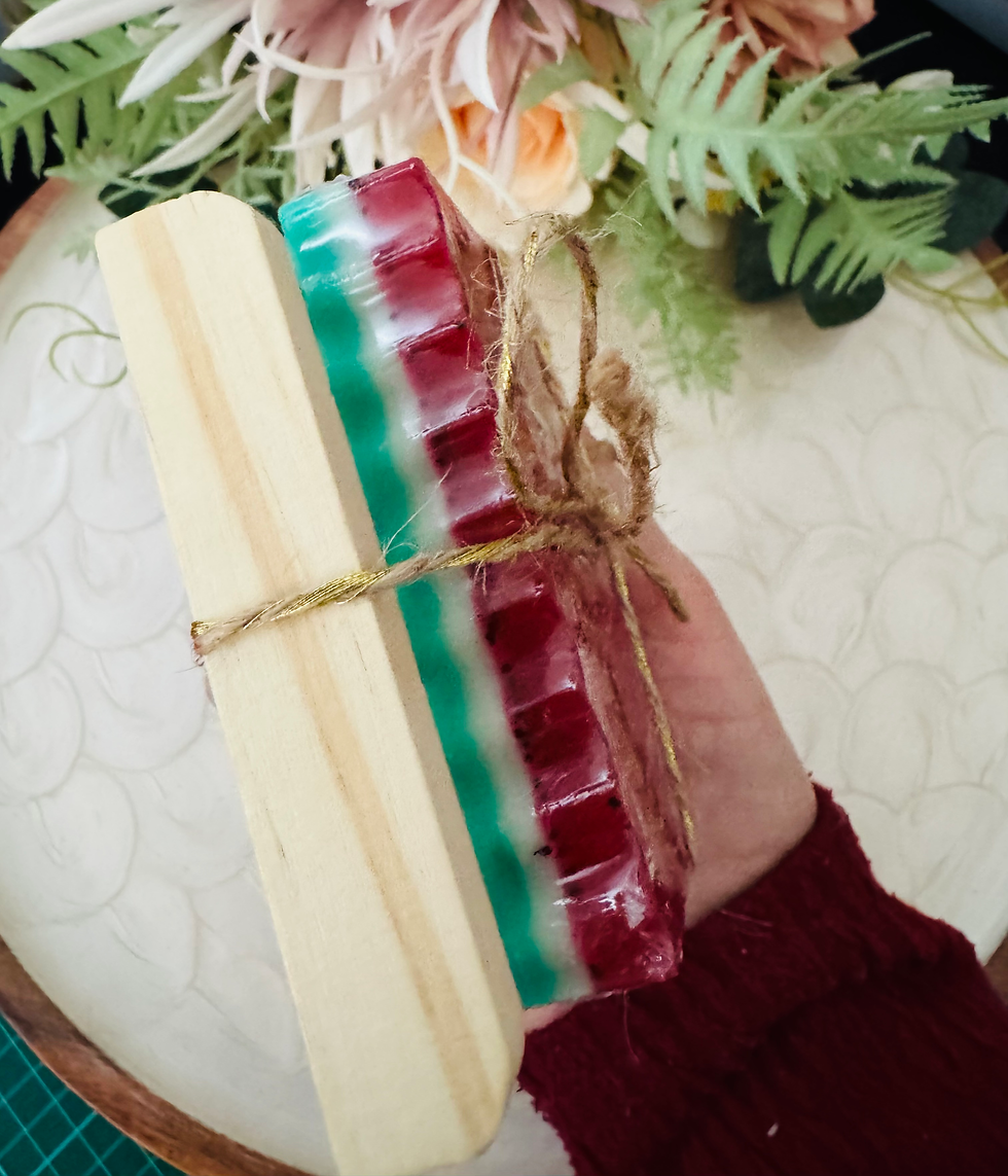 Thumbnail: What-A-Melon soap and bamboo rack