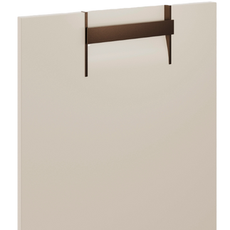 Standard matte lacquer kitchen cabinet front from LEICHT CLASSIC‑FS‑Q in soft neutral tone.