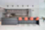 Supermatt Leicht kitchen in soft grey with integrated appliances