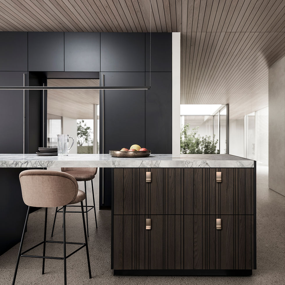 Primo modern and traditional European kitchen cabinets featuring a variety of door styles and finish options by Leicht.