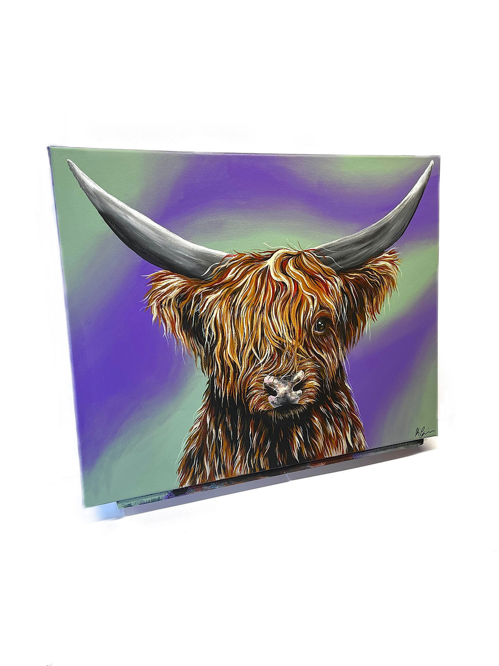 Thumbnail: Angus the Highland Cow - Original Artwork