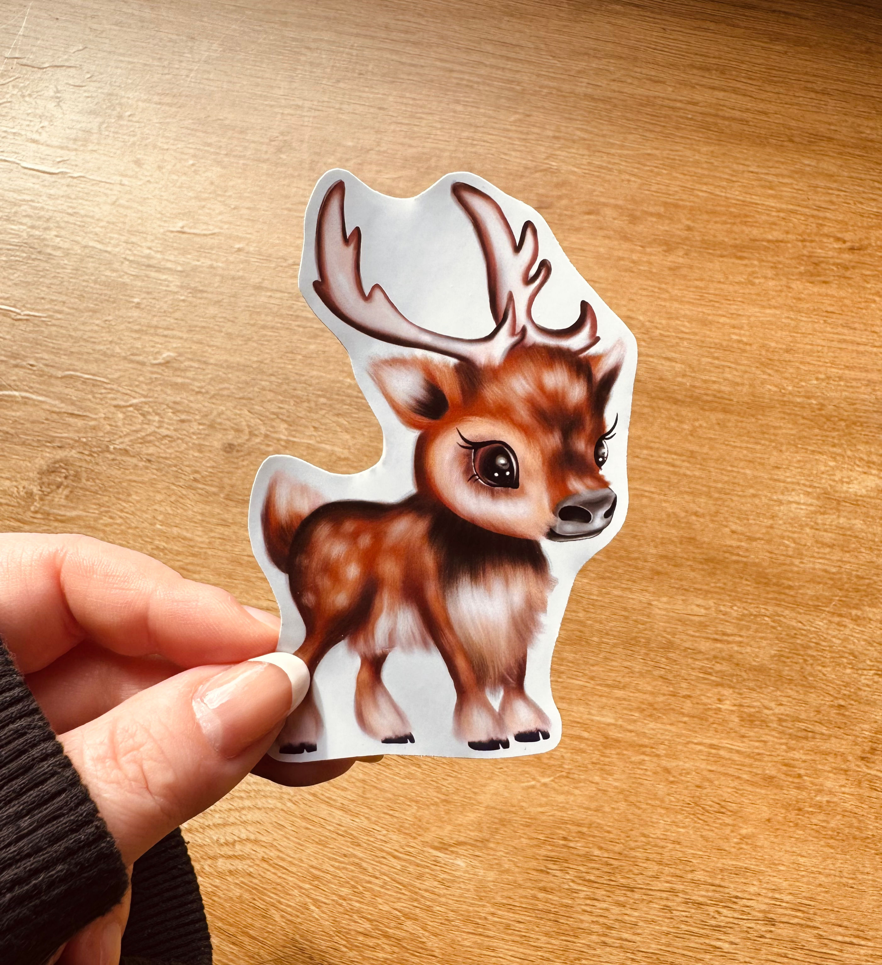 Dumpling the Deer - Sticker