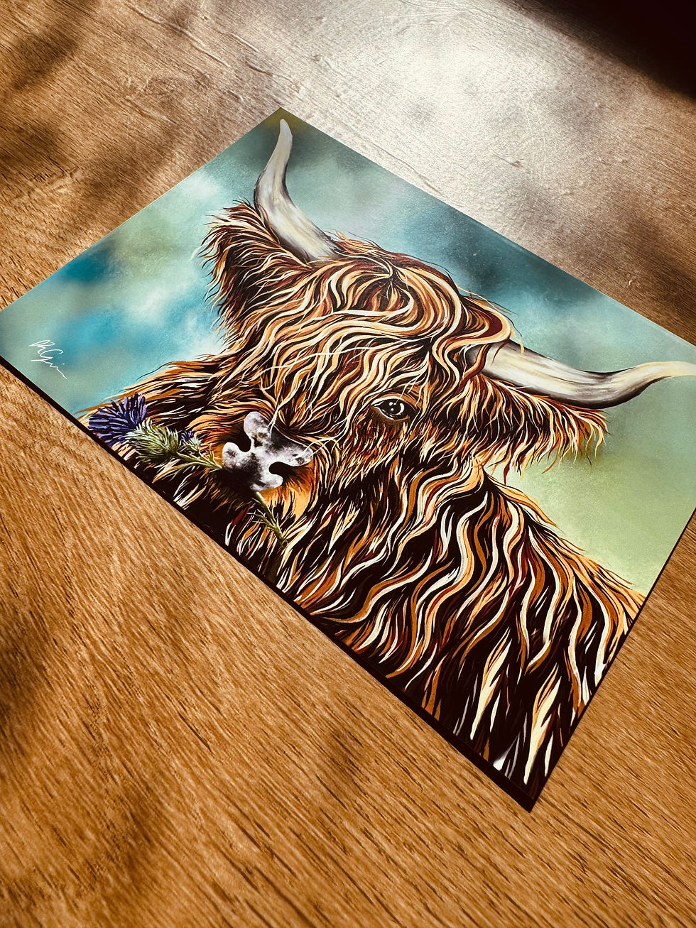 Thumbnail: Leo the Highland Cow - Postcard