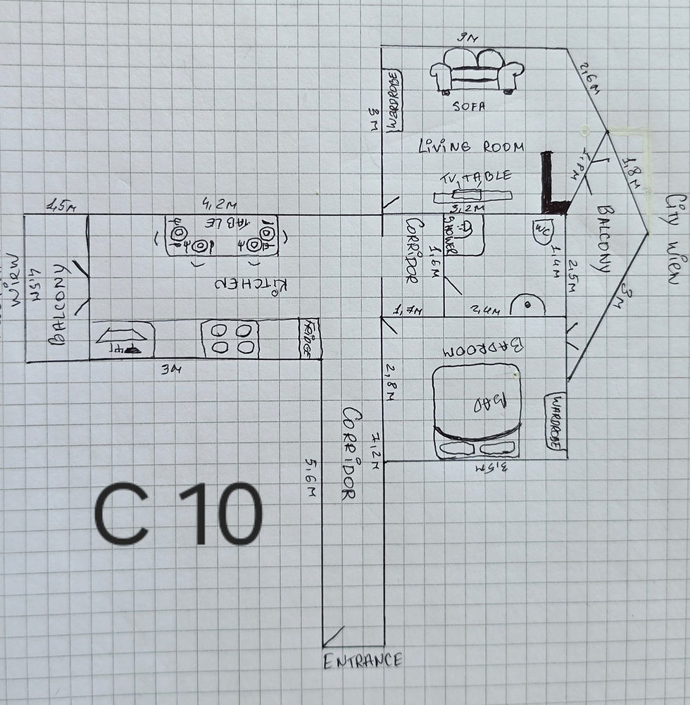 Thumbnail: 2-bed apartment #C10