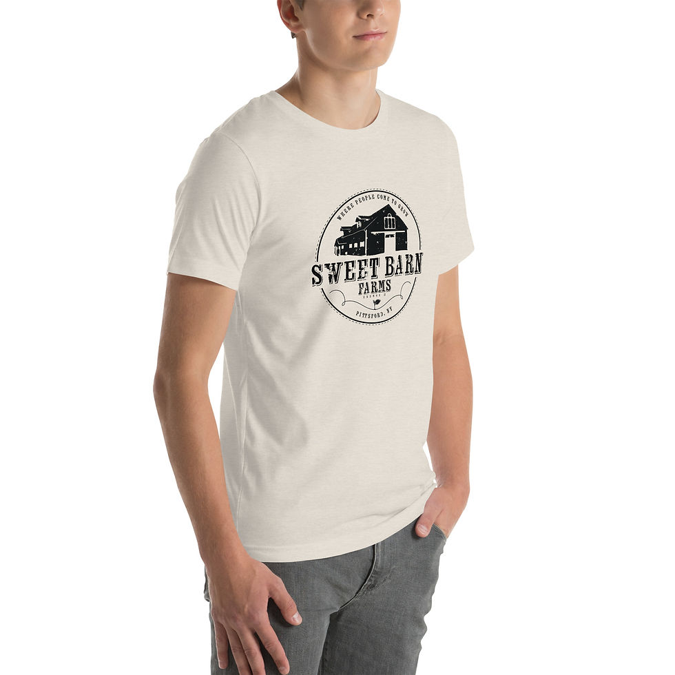 Thumbnail: Sweet Barn Farms Black Logo Unisex t-shirt