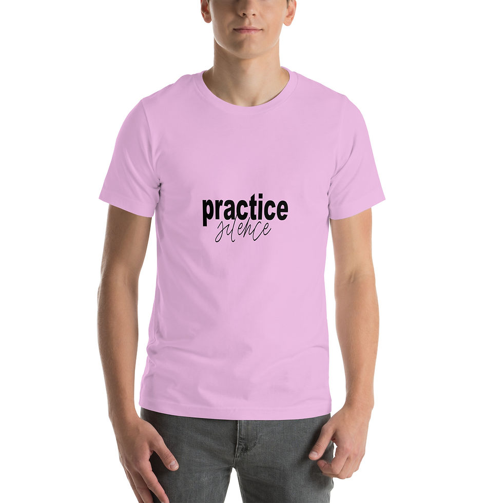 Thumbnail: Practice Silence Unisex t-shirt