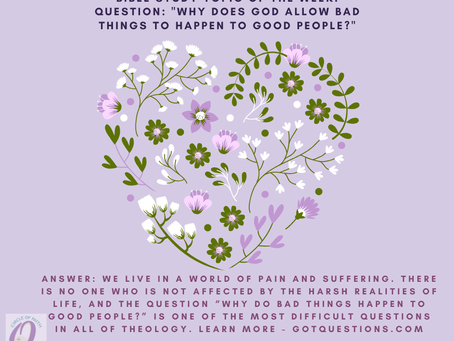 Bible Study Lesson & Prayerful Action ~ May 2020