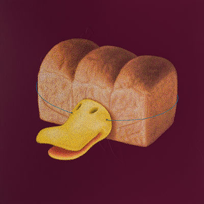 근원적 물음에 답하다 (0630) Answering the Original Question 2021 acrylic, paper on canvas 100x100cm