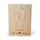 Miniature : "Couple de dos" en bois - Gravure personnalisée