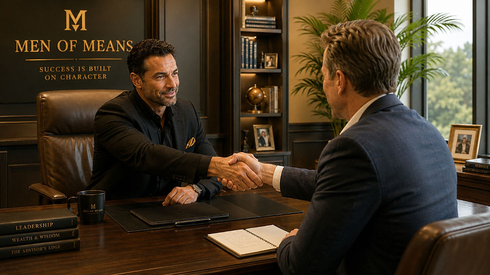 Men of Means Financial Advisor Sales Training