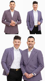 Portrait d’équipe en duo en studio photo à Québec