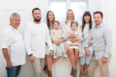 Photos de grande famille en studio à Québec