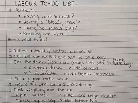 Packing the Hospital Bag for Dad or the Support Person