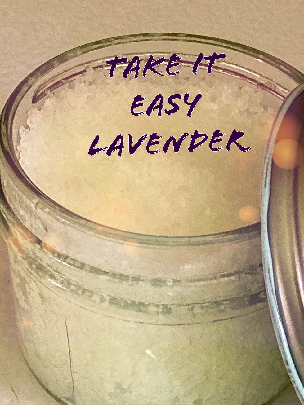 Thumbnail: Take it easy lavender salt scrub 