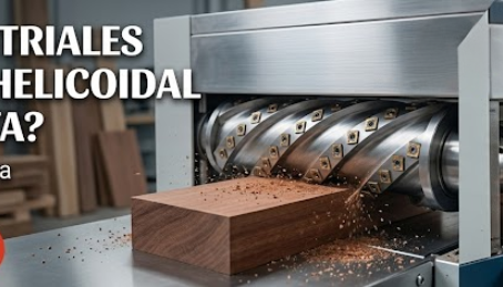 Cepillos industriales para madera: ¿Helicoidal o Cuchilla Recta?