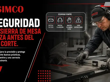 Cómo operar una sierra de mesa con seguridad y evitar accidentes en el taller