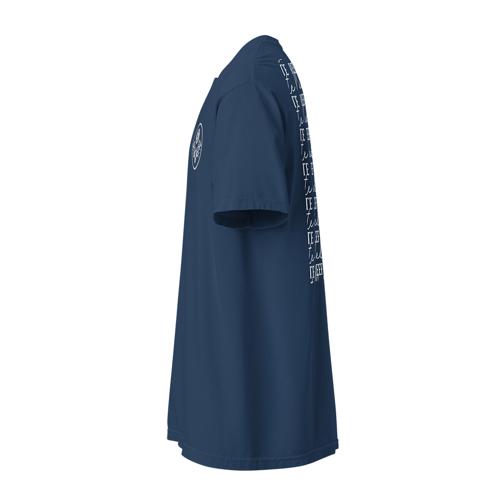 Thumbnail: Unisex “Reef State, Meditate” Organic cotton t-shirt - French Navy