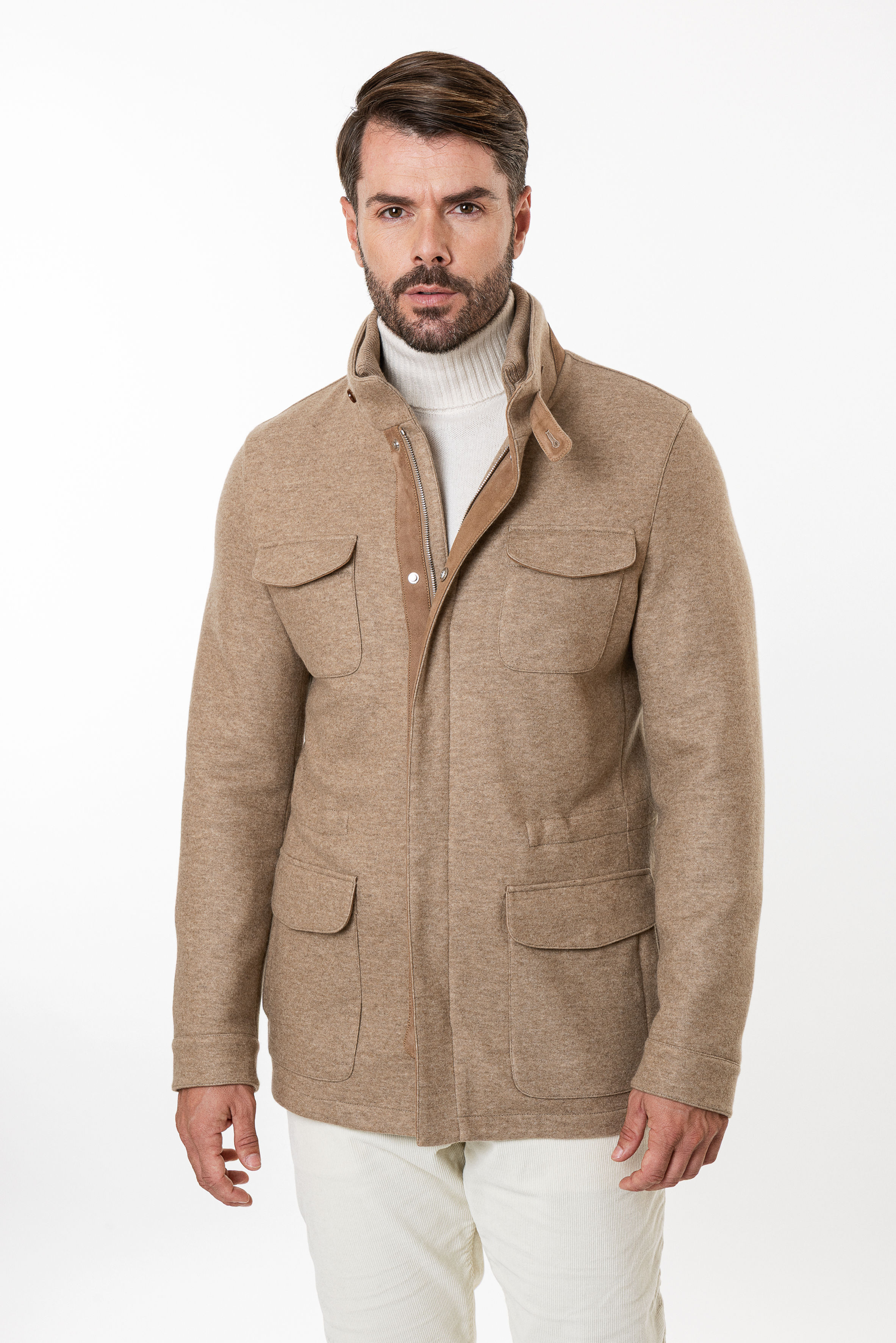 Sahariana Cashmere Double Mandelli