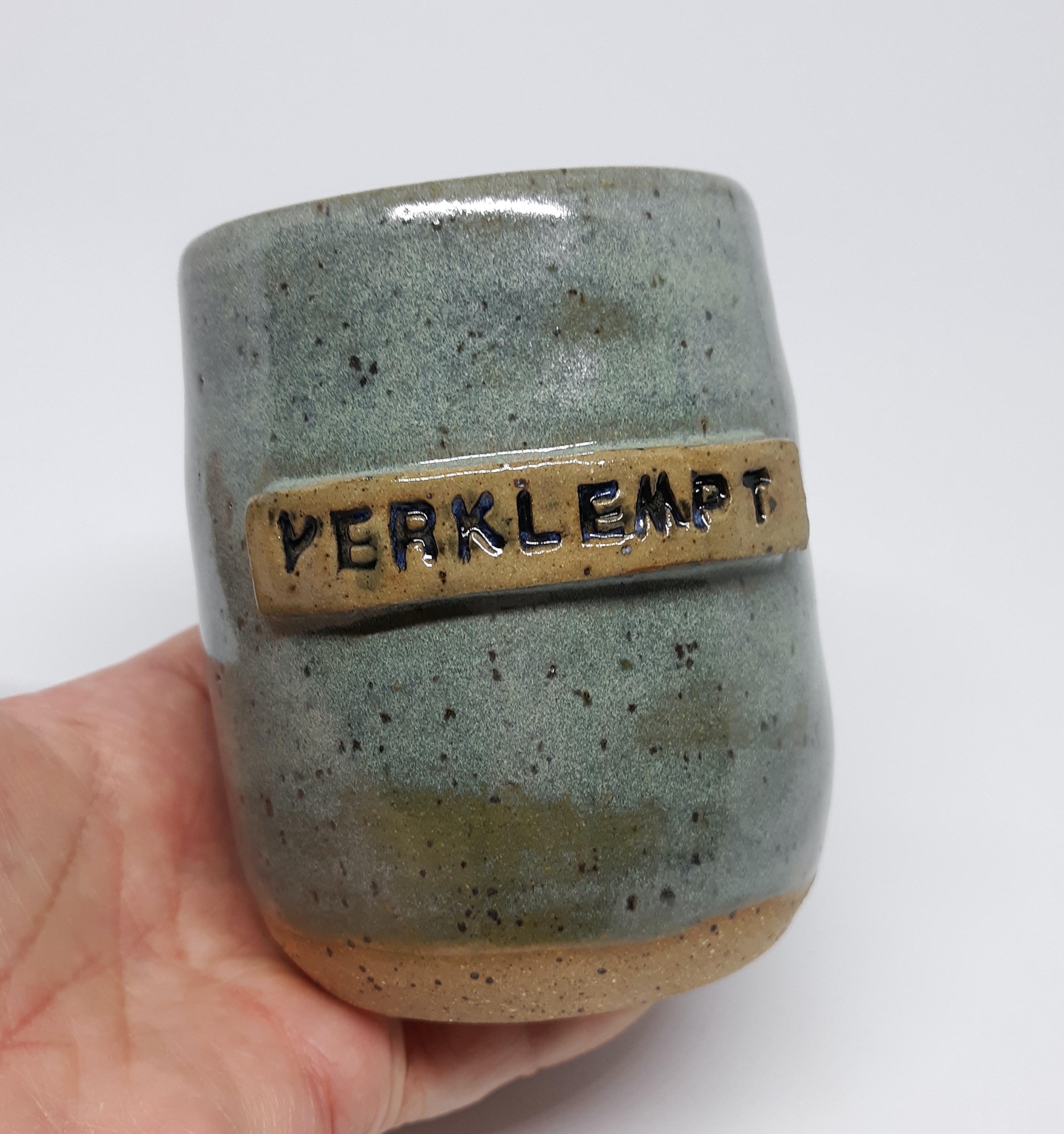 Handmade Original Artwork "Verklempt" Mug