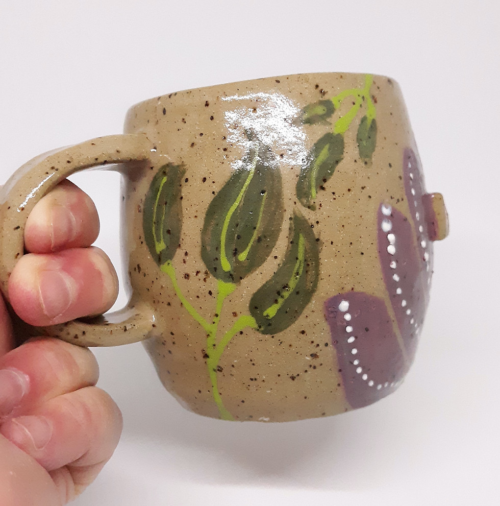 Thumbnail: "Yenta Fuel" Handmade Original Artwork Mug