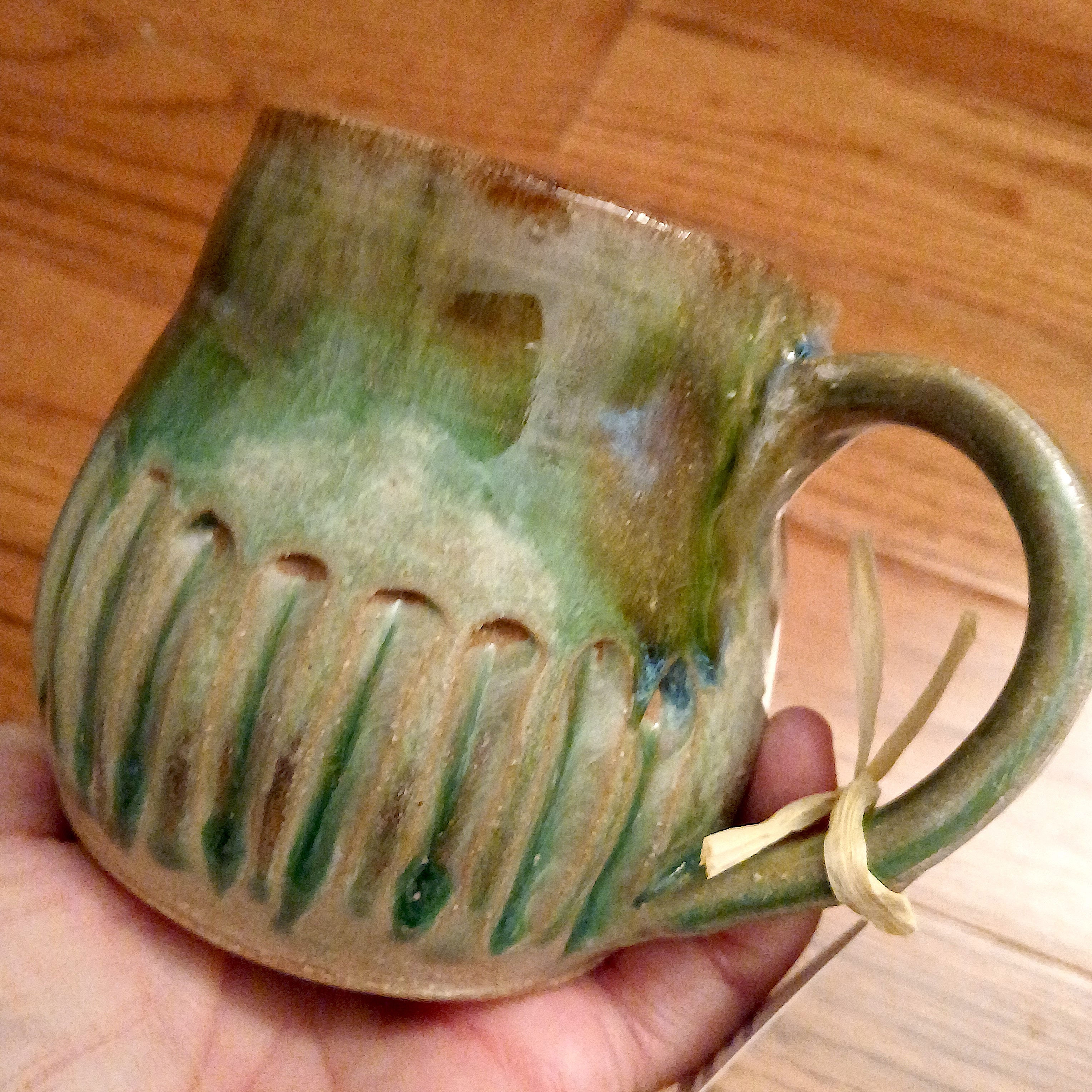 Handcrafted Leprechaun Mug (featuring a bit o’ luck)